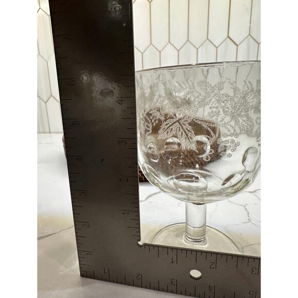 Bartlett Collins Water Goblets - Decoration 806 Clear (Gold Trim) -‎ Set of 4 - Picture 10 of 10